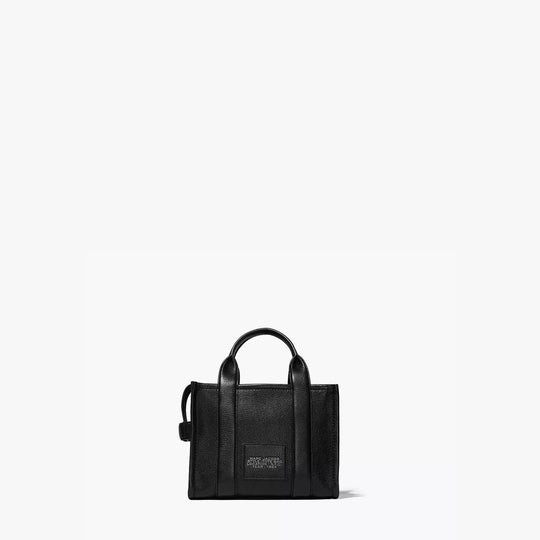 Marc Jacobs Small Black Leather Tote Bag