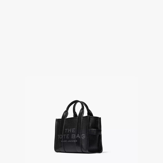 Marc Jacobs Small Black Leather Tote Bag