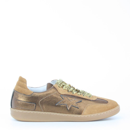 Méliné VARK Bronze Suede Trainers