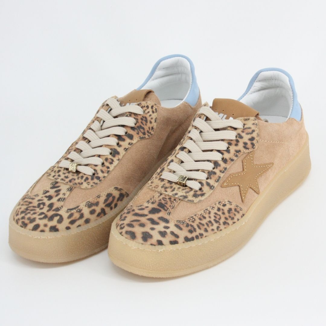 Méliné CHEYENNE Leopard Suede Trainers