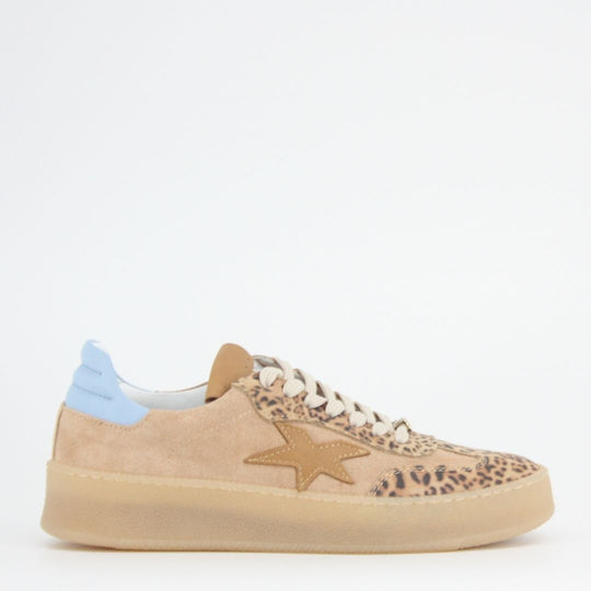Méliné CHEYENNE Leopard Suede Trainers