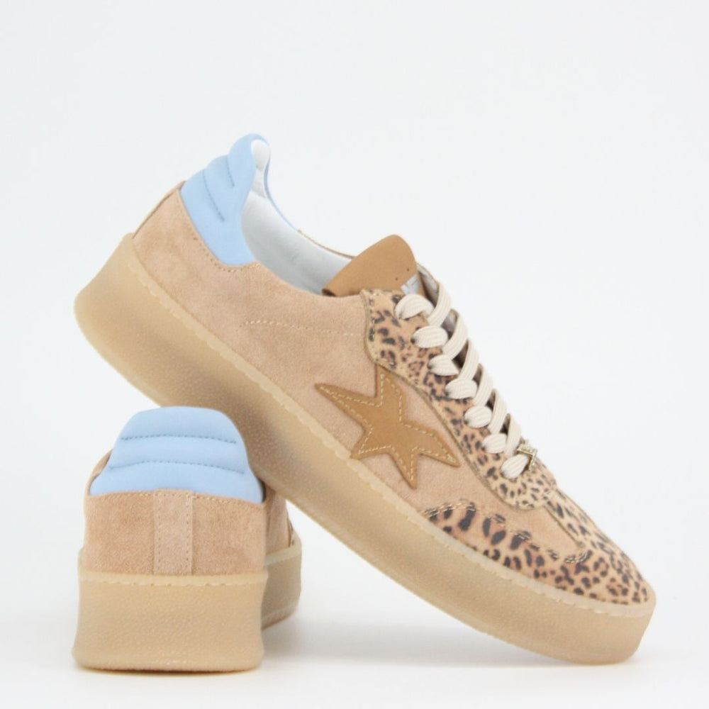 Méliné CHEYENNE Leopard Suede Trainers