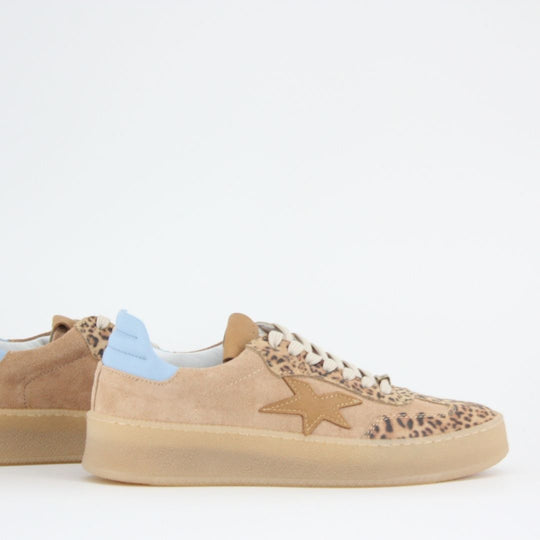 Méliné CHEYENNE Leopard Suede Trainers