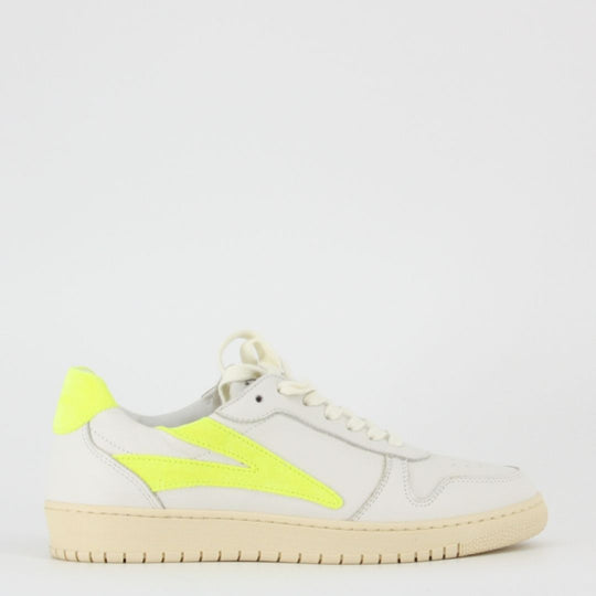 Méliné ANDRE Cloud White Tennis Yellow Trainers