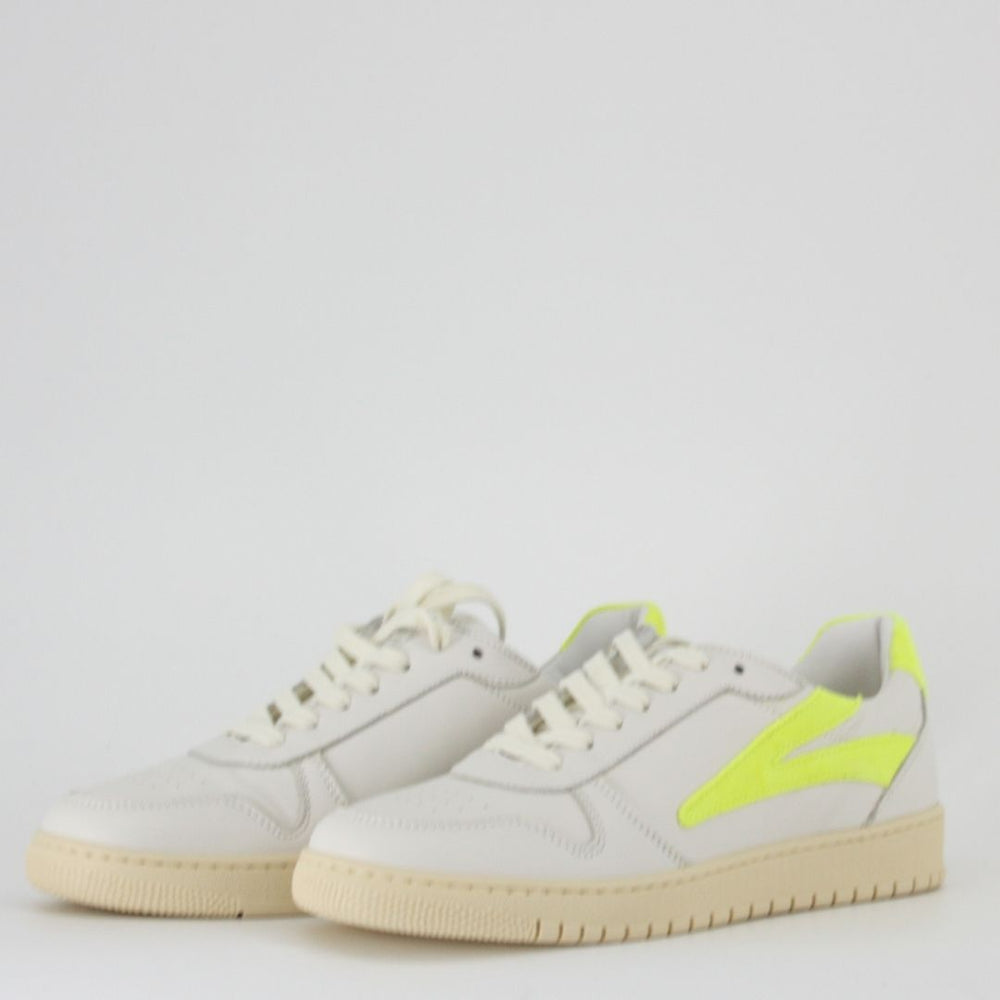 Méliné ANDRE Cloud White Tennis Yellow Trainers