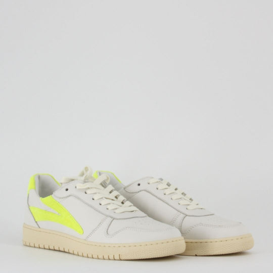Méliné ANDRE Cloud White Tennis Yellow Trainers