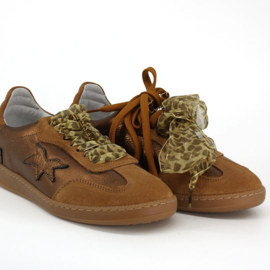 Méliné VARK Bronze Suede Trainers