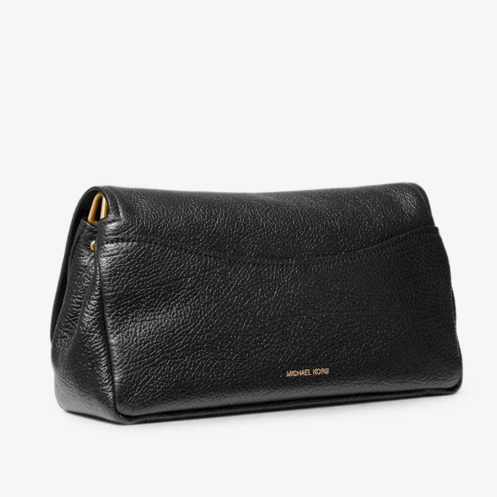 Michael Kors BRYANT Large Black Leather Convertible Shoulder Bag