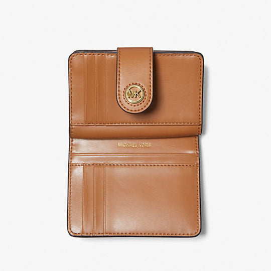 Michael Kors CHARM Signature Brown Wallet