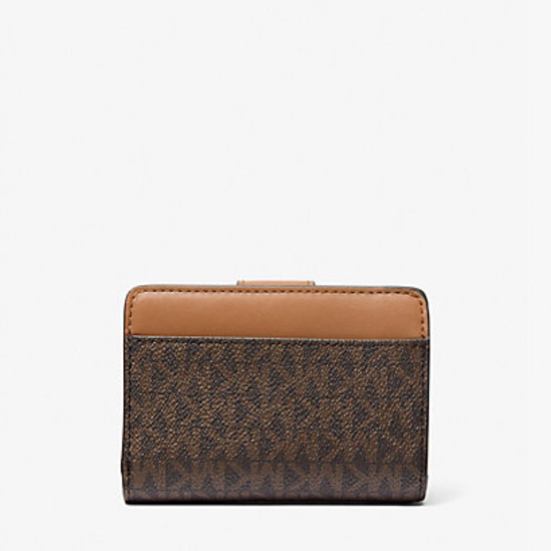 Michael Kors CHARM Signature Brown Wallet