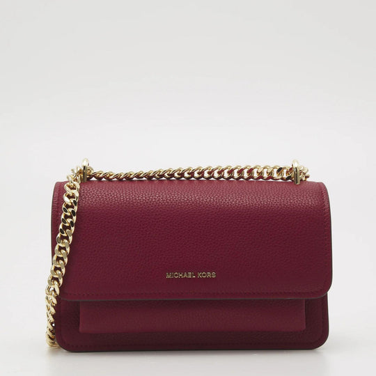 Michael Kors CLARE Deep Red Shoulder Bag