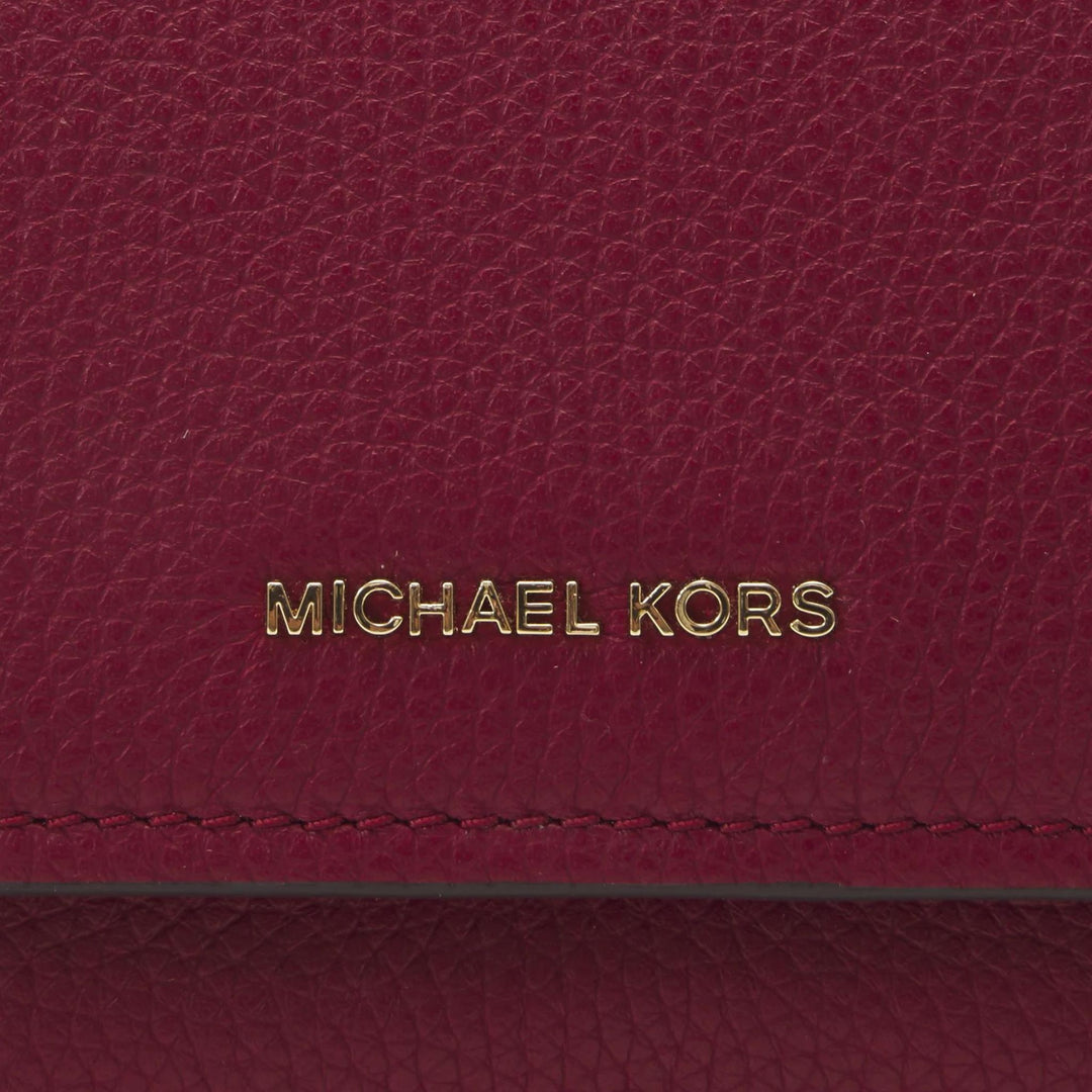 Michael Kors CLARE Deep Red Shoulder Bag