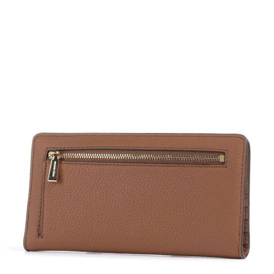 Michael Kors EMPIRE Pebbled Leather Medium Luggage Wallet