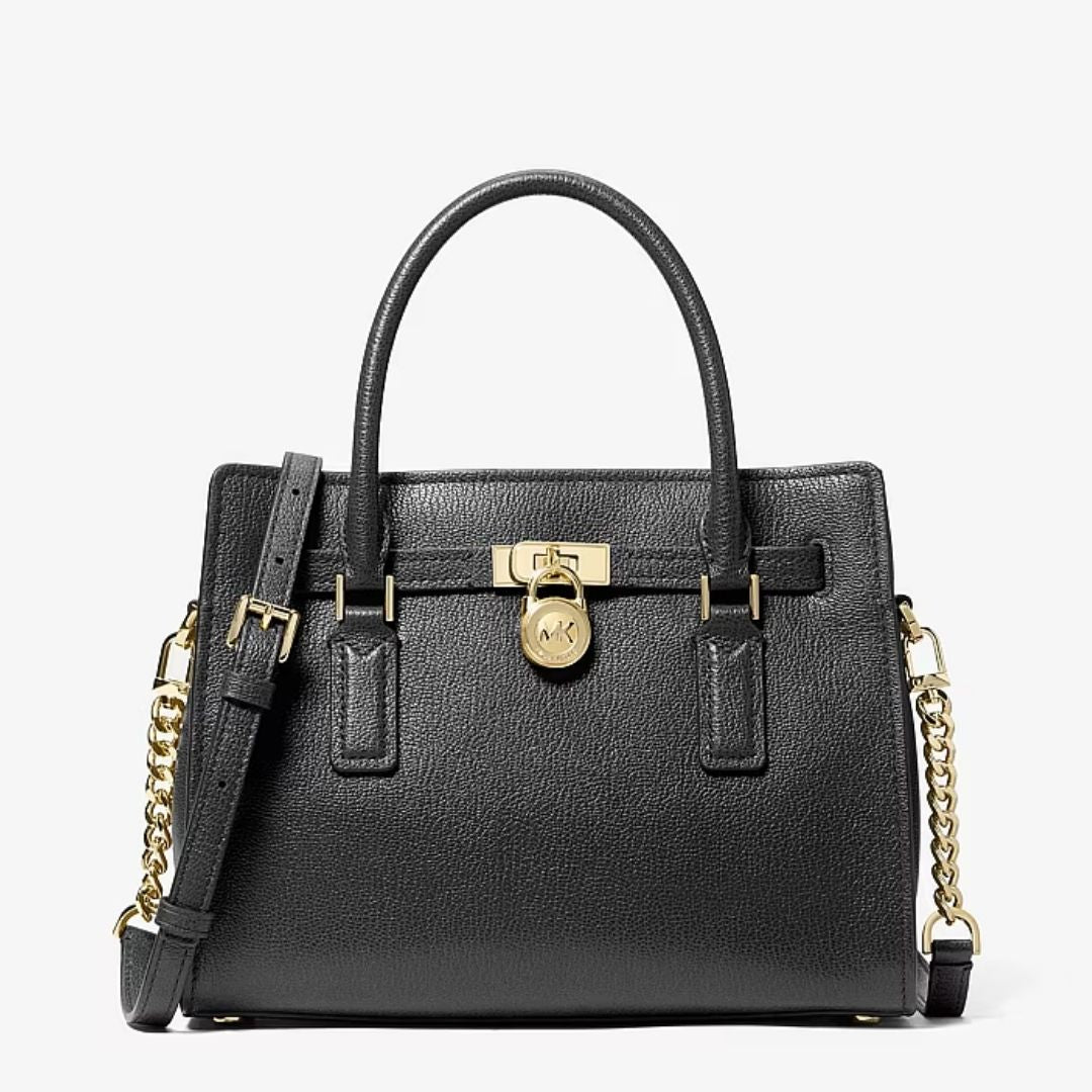 Michael Kors HAMILTON Modern Black Satchel