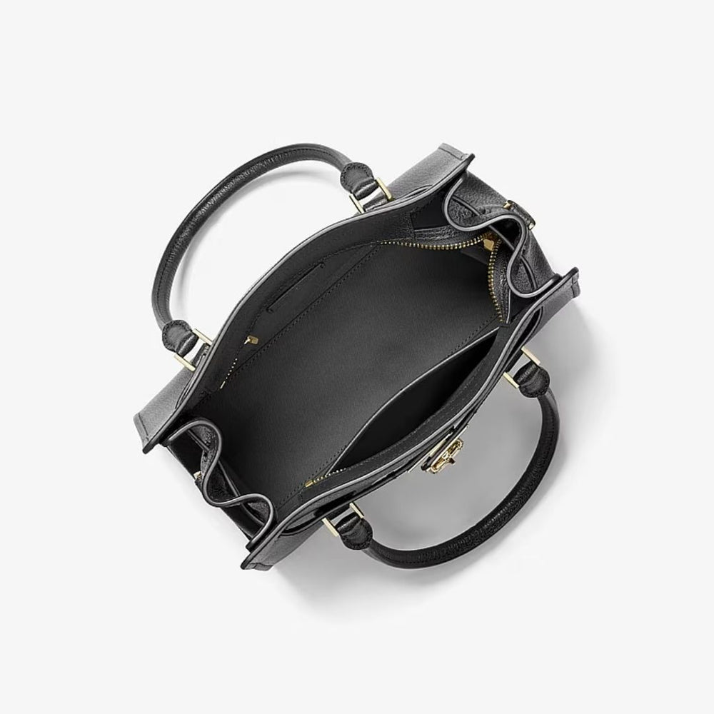 Michael Kors HAMILTON Modern Black Satchel