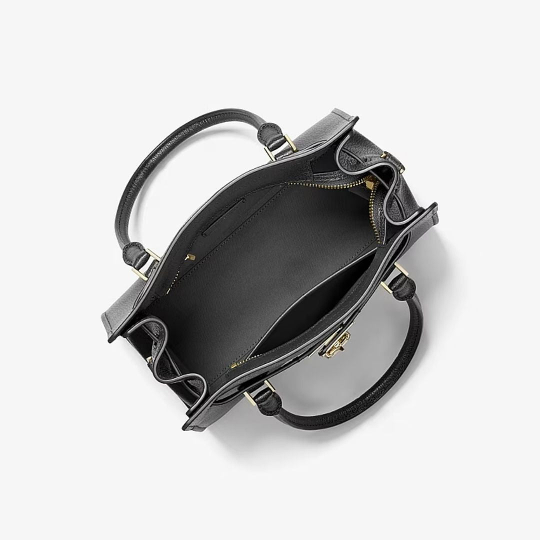 Michael Kors HAMILTON Modern Black Satchel