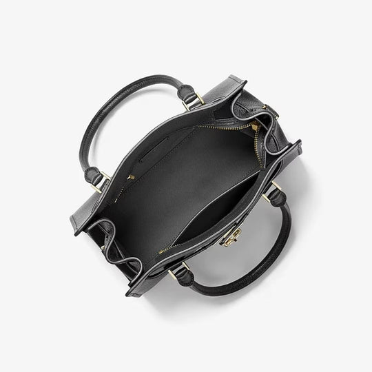 Michael Kors HAMILTON Modern Black Satchel