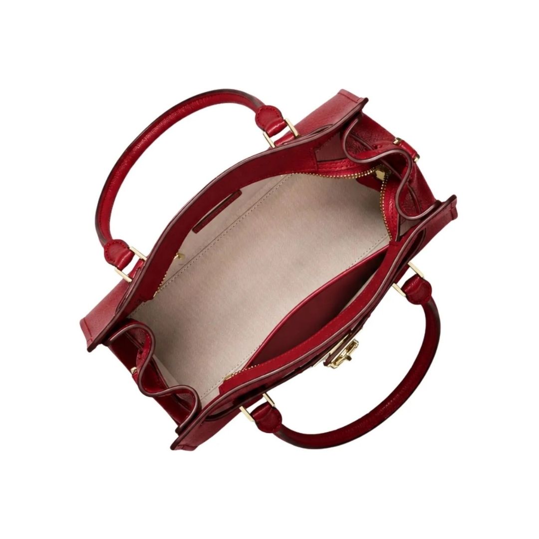 Michael Kors HAMILTON Modern Red Satchel