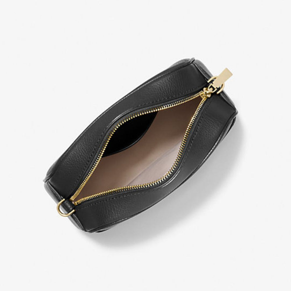 Michael Kors JET SET Black Camera Crossbody Handbag