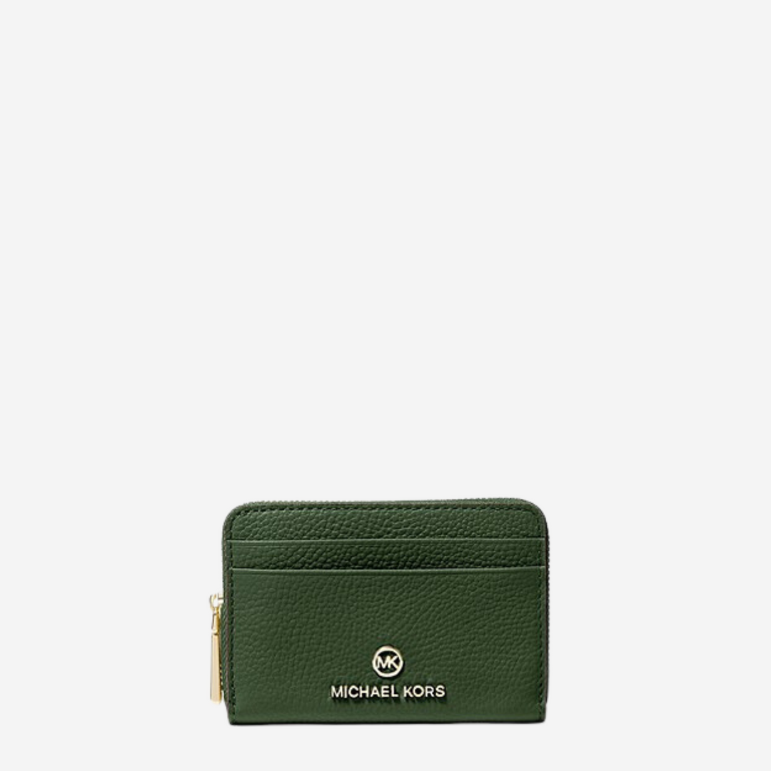 Michael Kors JET SET Green Coin Card Wallet