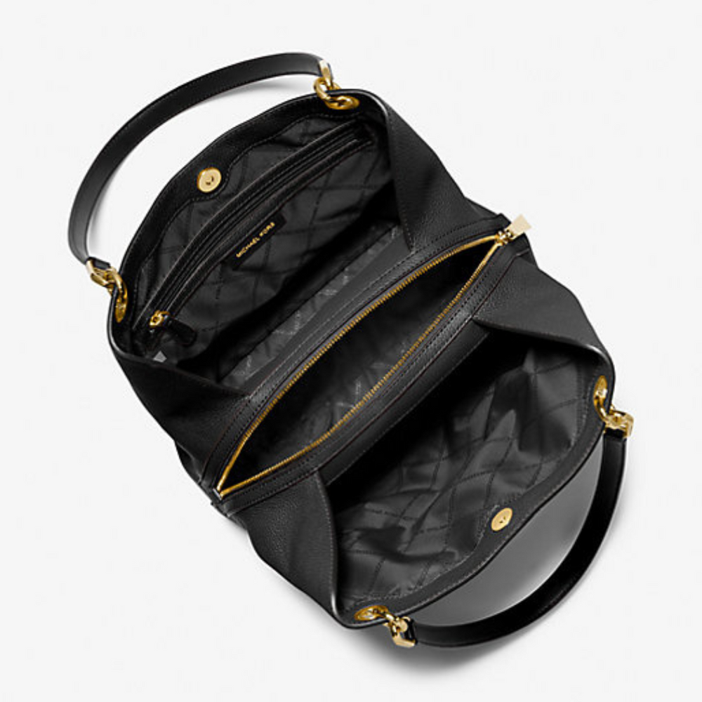Michael Kors KENSINGTON Black Shoulder Tote