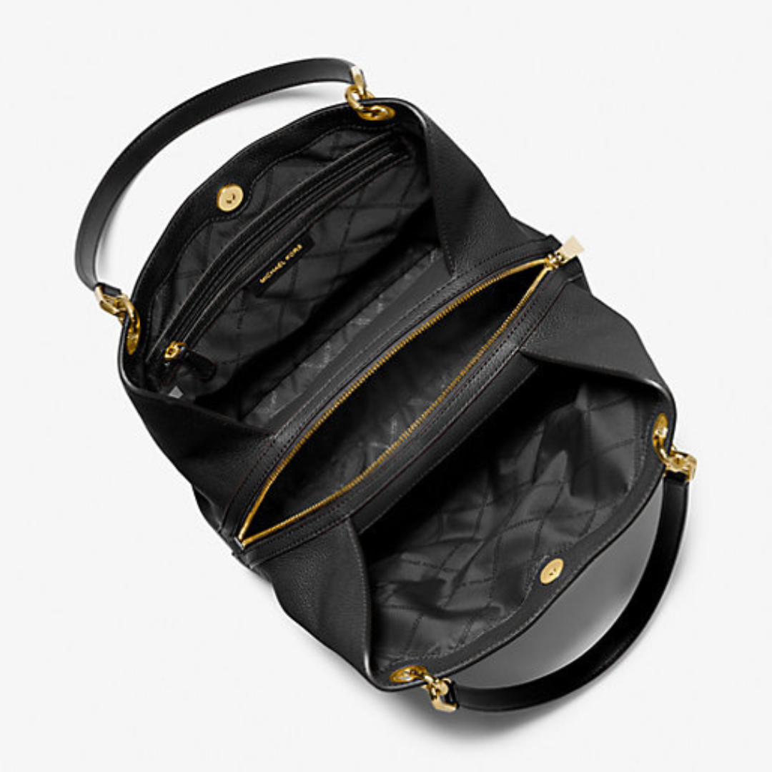 Michael Kors KENSINGTON Black Shoulder Tote