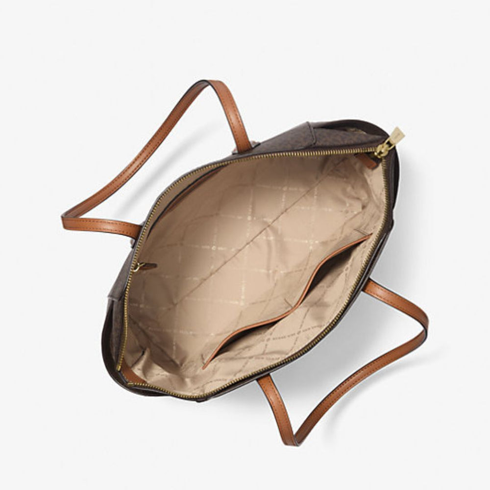 Michael Kors MARILYN Brown/Acorn Logo Tote Bag