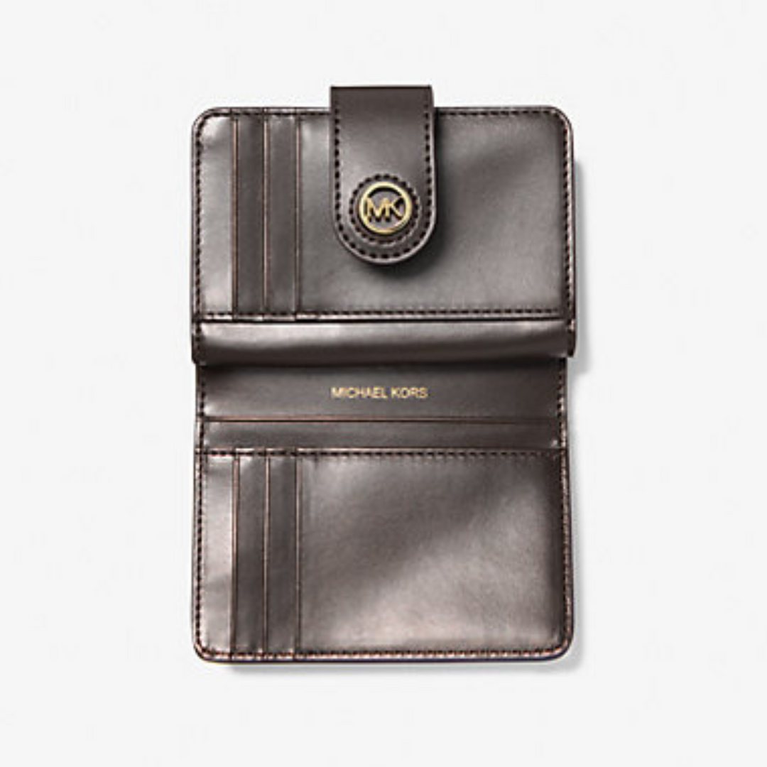 Michael Kors MERCER Small Chocolate Leather Wallet