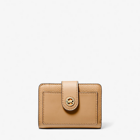 Michael Kors MERCER Small Camel Leather Wallet