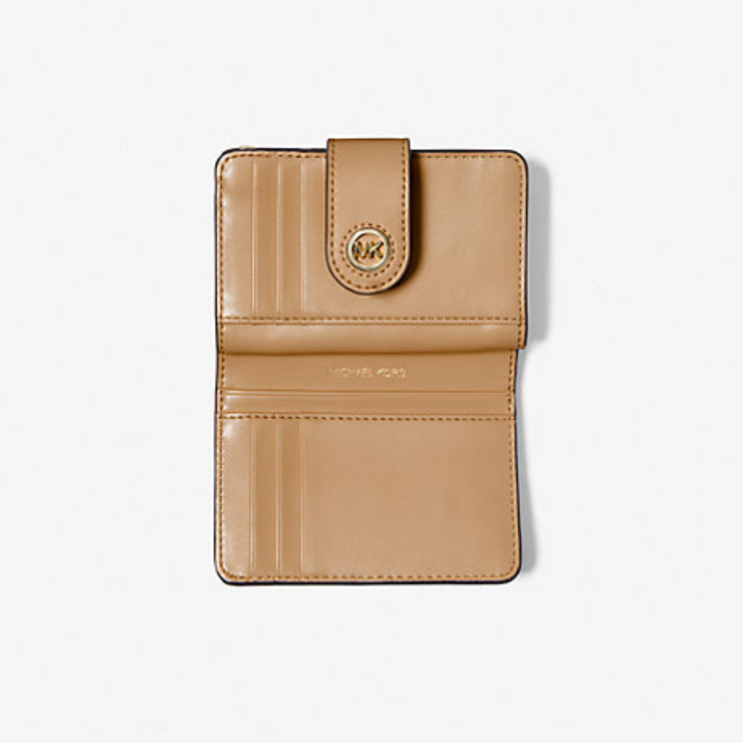 Michael Kors MERCER Small Camel Leather Wallet