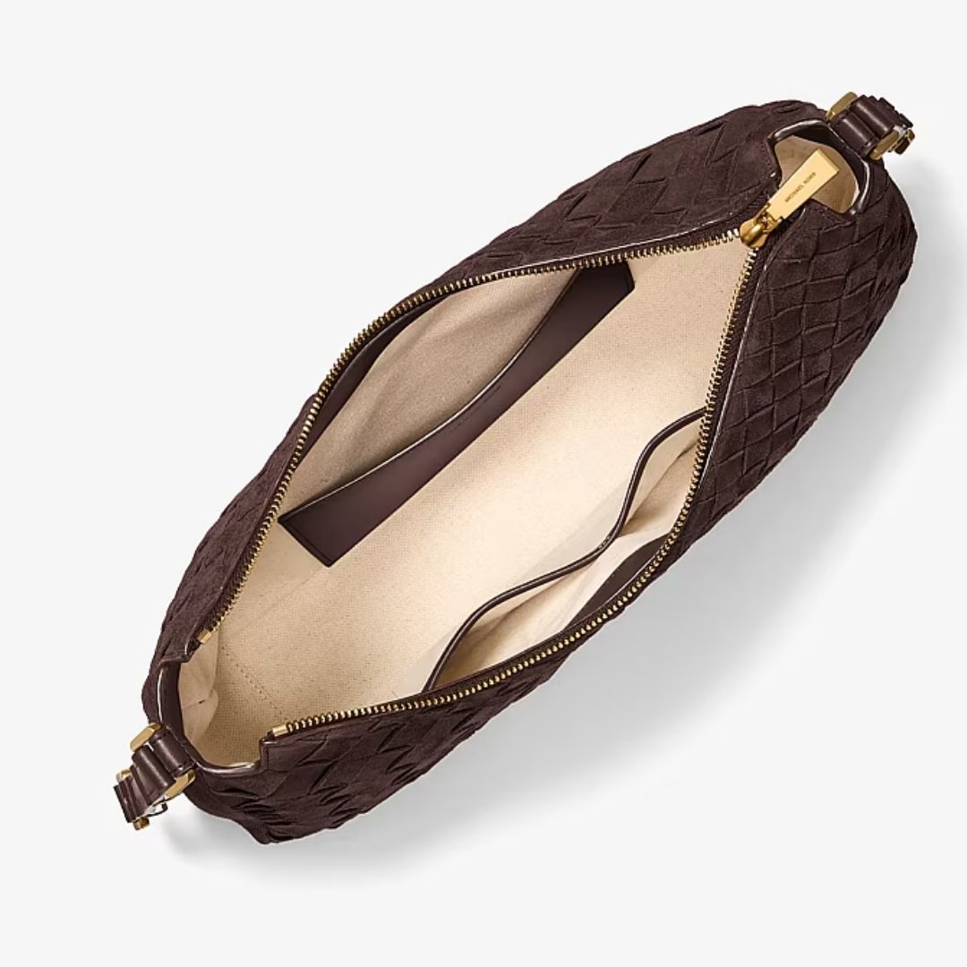 Michael Kors NOLITA Chocolate Weave Shoulderbag