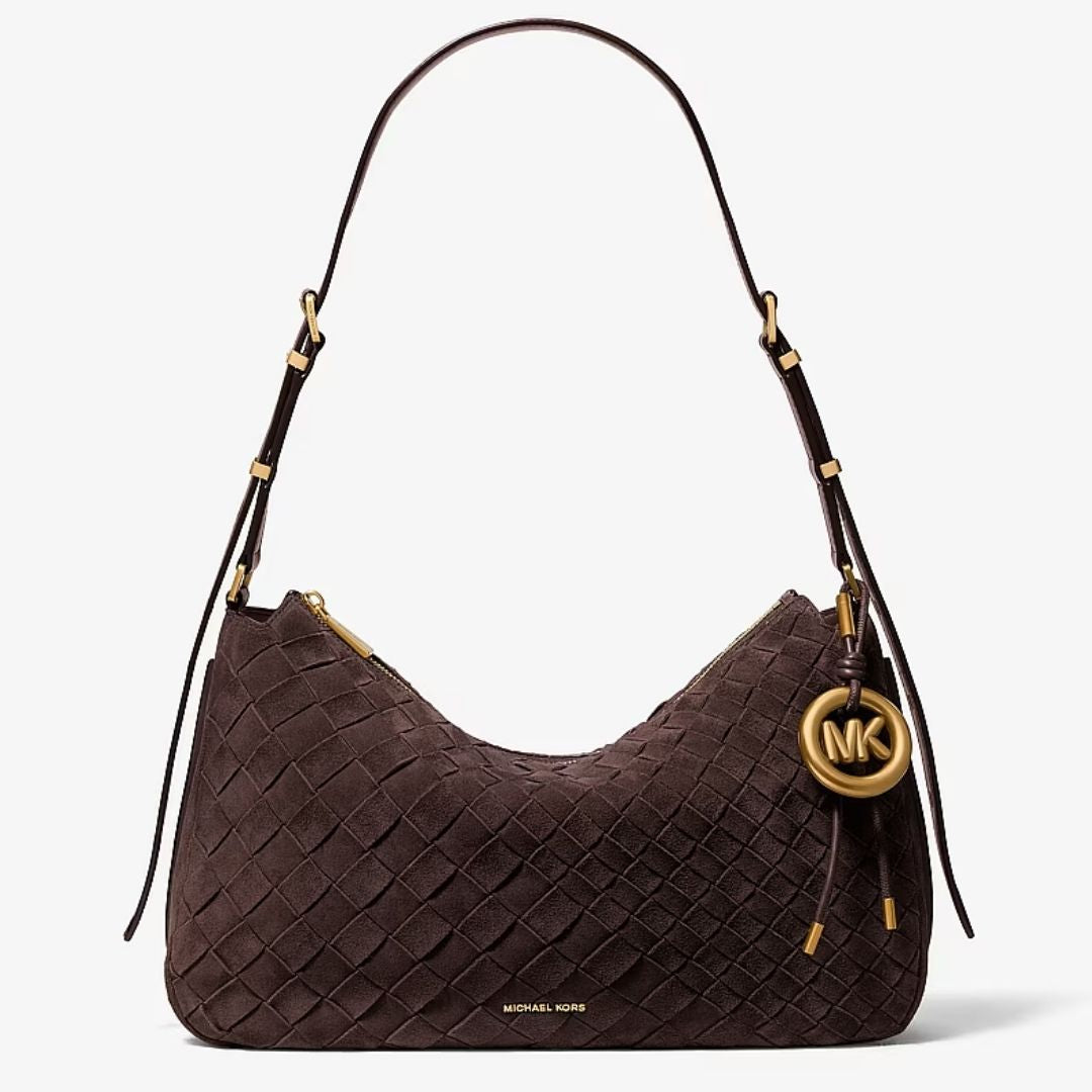 Michael Kors NOLITA Chocolate Weave Shoulderbag