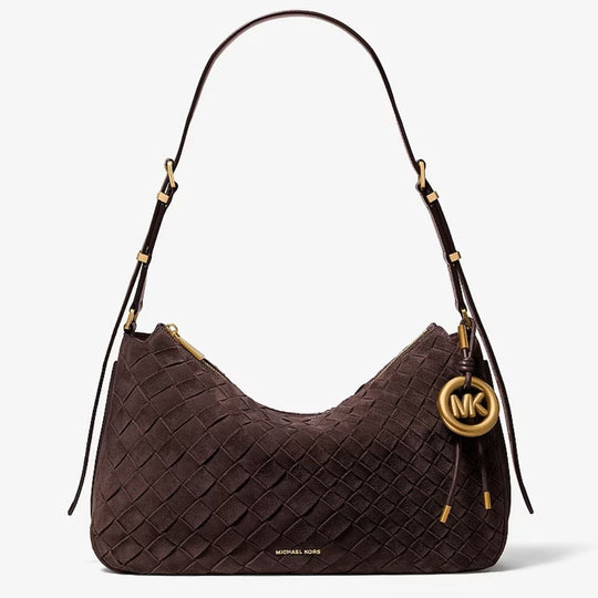 Michael Kors NOLITA Chocolate Weave Shoulderbag