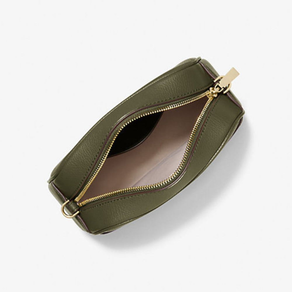 Michael Kors JET SET Ivy Leather Camera Crossbody Bag