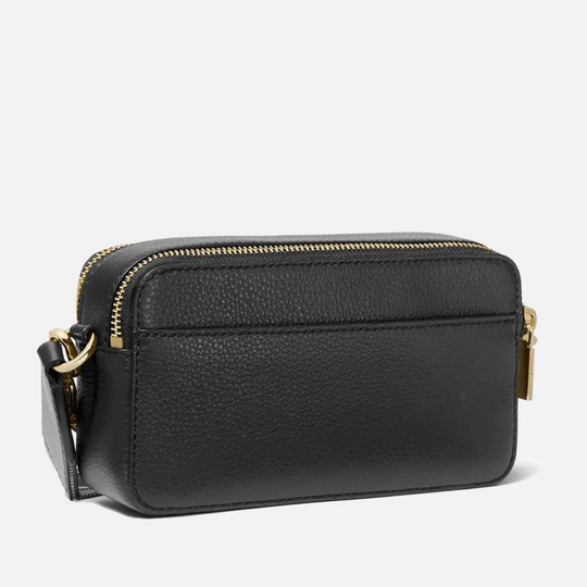 Michael Kors JET SET Double Zip Black Chain Camerabag