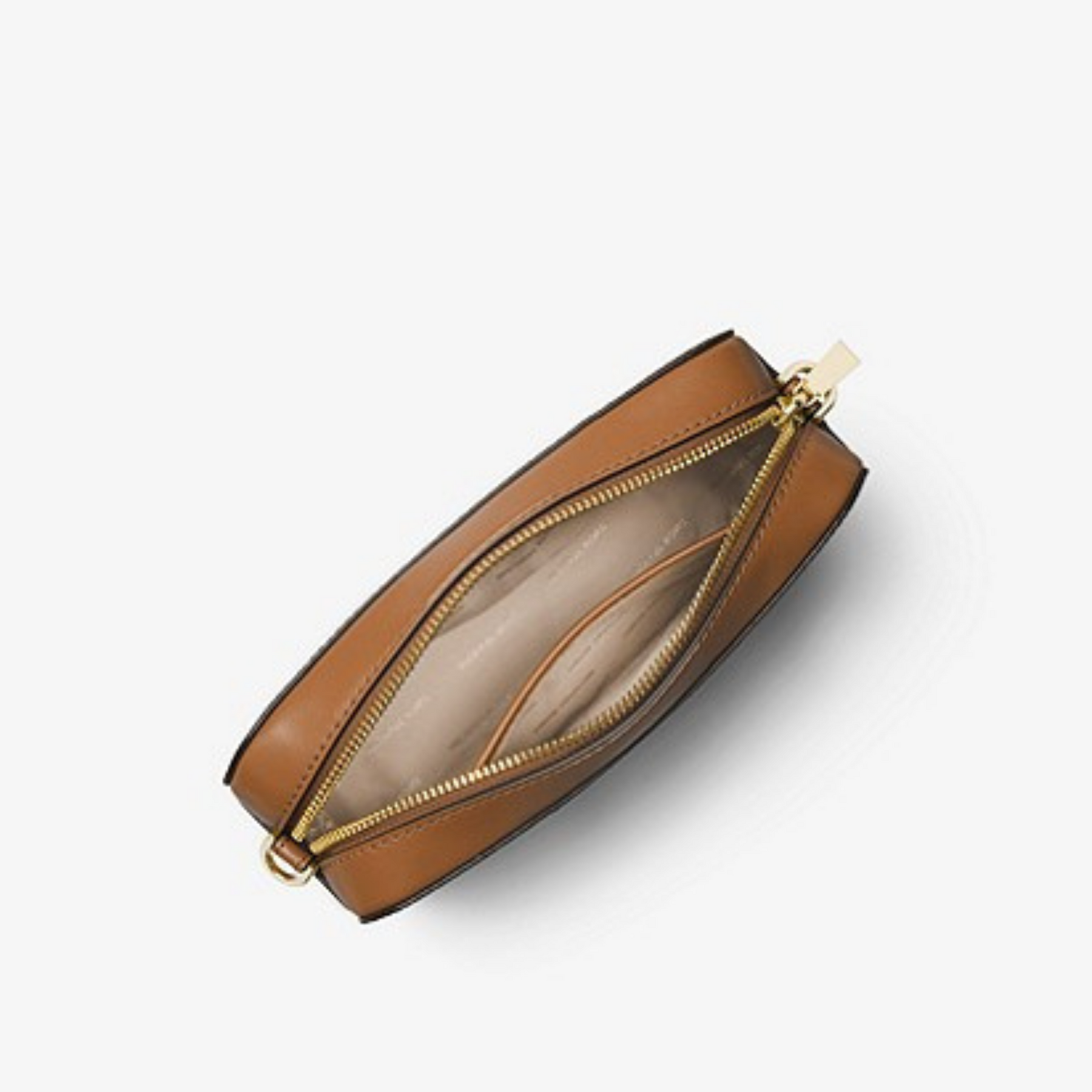 Michael kors large top brown crossbody bag