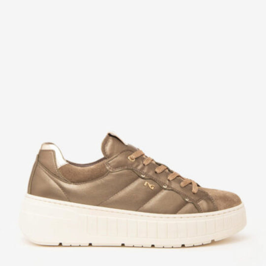 Nero Giardini BOBBI Bronze Leather Trainers