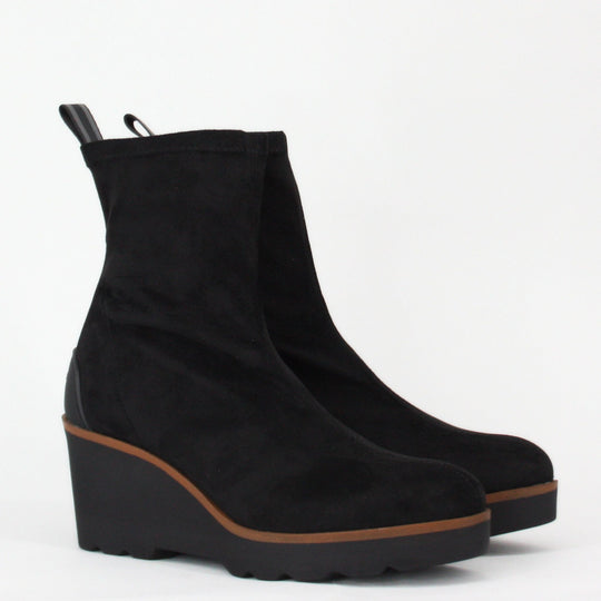 Pedro Miralles NANCY Black Ankle Suede Boots