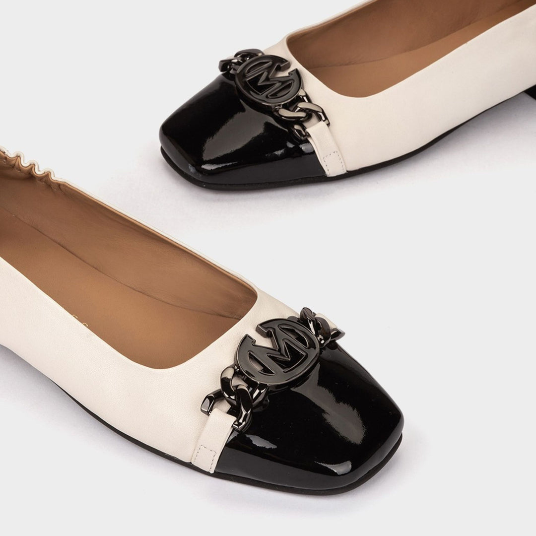 Pedro Miralles SINGAPUR Black & Cream Pump