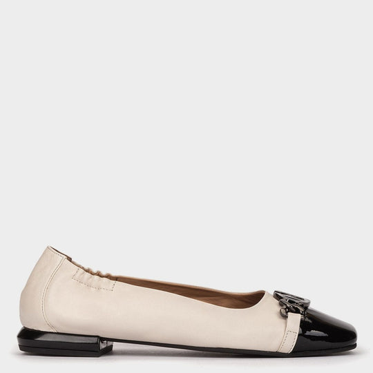 Pedro Miralles SINGAPUR Black & Cream Pump