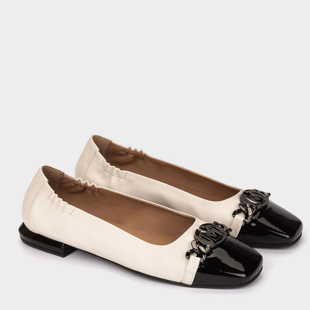 Pedro Miralles SINGAPUR Black & Cream Pump