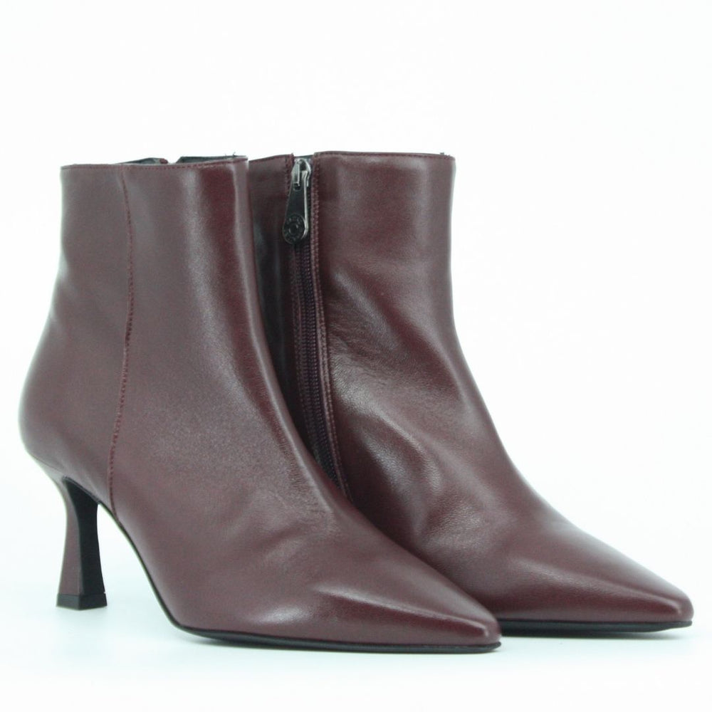 Pedro Miralles TARIN Burgundy Leather Ankle Boots