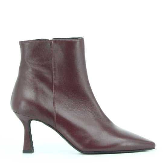 Pedro Miralles TARIN Burgundy Leather Ankle Boots