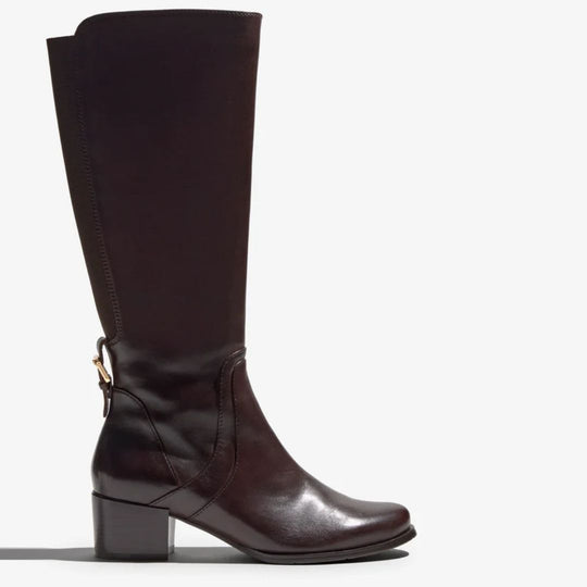 Regarde Le Ciel JOLENE Brown Leather Knee-High Boots