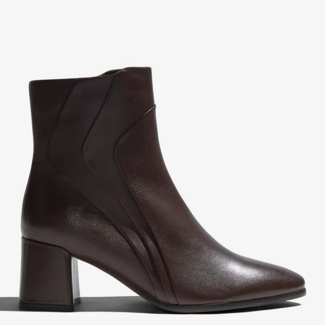 Regarde Le Ciel MILLIE Brown Leather Ankle Boots