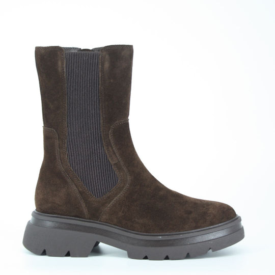 Regarde Le Ciel POLLY Brown Suede Boots