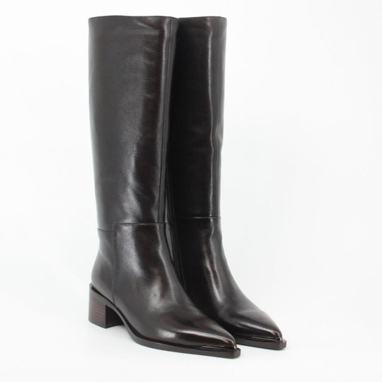 San Remo RENA Dark Chocolate Leather Boots