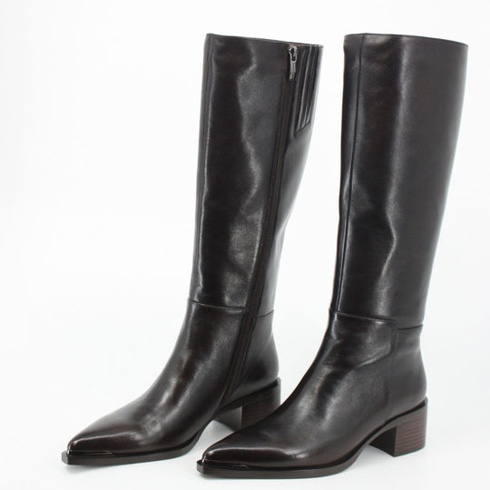 San Remo RENA Dark Chocolate Leather Boots