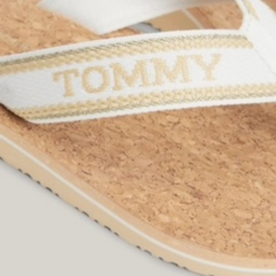 Tommy Hilfiger MONOTYPE Harvest Wheat Flip-Flops