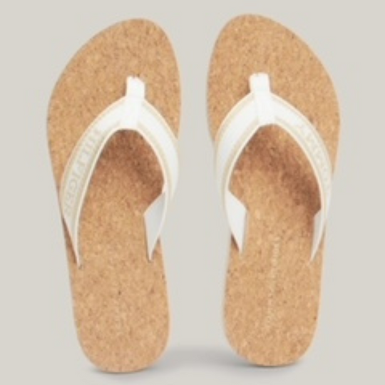 Tommy Hilfiger MONOTYPE Harvest Wheat Flip-Flops